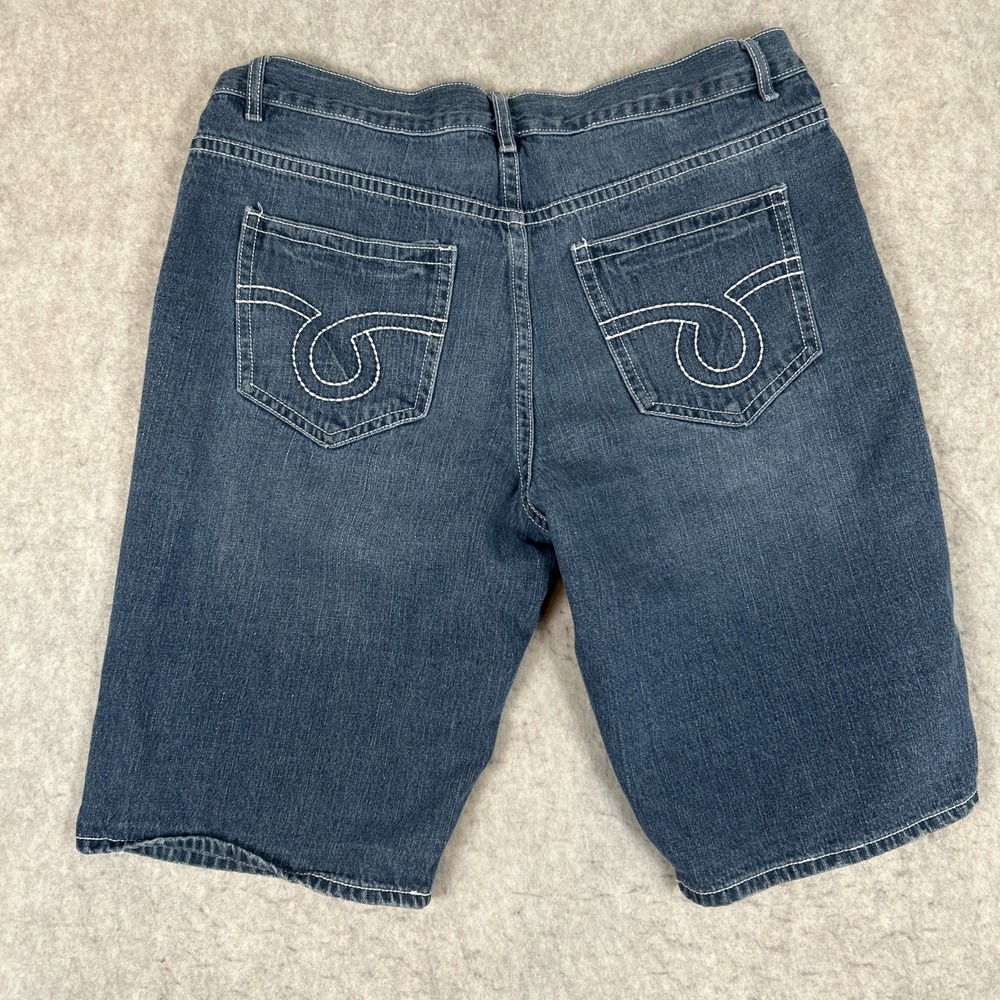 Avirex Shorts Mens 40‎  Blue Denim Jorts Skater Grunge Baggy Y2K